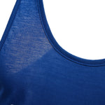 Men's Scoop Collar Printed Cotton Blend Racerback Gym Tank - Home Workout Gear