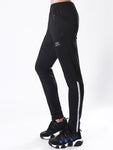 Quick Dry Side Stripe Zipper Bottom Activewear Pants - Home Workout Gear
