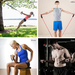 Resistance Bands Exercise Tubes for At-Home Strength Training - Home Workout Gear