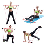 Best Portable Pilates Bar with Resistance Tubes - Home Workout Gear