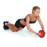 Core Strengthening Dual Ab Wheel - Home Workout Gear