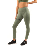 Olive Green Huntington Leggings - Home Workout Gear