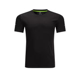 Men's Sportswear Set - Short Sleeve Training Jersey with Matching Running Shorts - Home Workout Gear