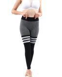 High Waisted Striped Cassidy Leggings - Home Workout Gear