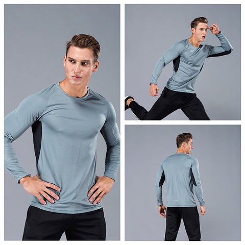 Men's Breathable Long Sleeve Training T Shirt – Home Workout Gear