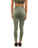 Olive Green Huntington Leggings - Home Workout Gear